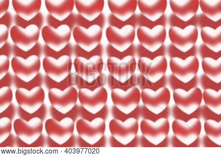 Background With Hearts. Valentine's Day Or Valentine's Day, The Most Romantic Holiday Is Celebrated 