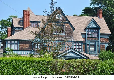 Mansion on Bellevue Avenue in Newport, Rhode Island