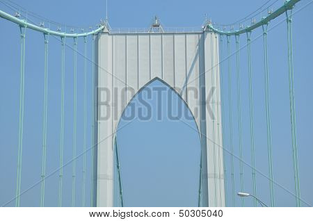 The Newport Bridge in Rhode Island