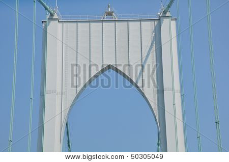 The Newport Bridge in Rhode Island