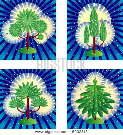 Quattro alberi magici