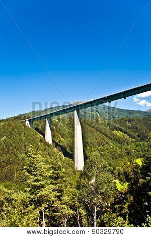Europe Bridge At Brenner Highway