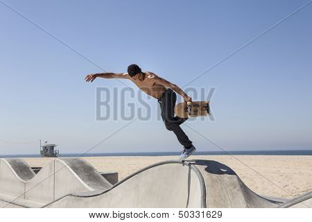 Skater in Venice Beach