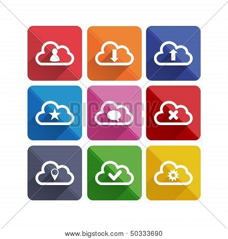 Cloud icons