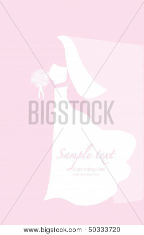Pink wedding background