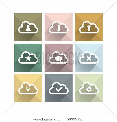 Cloud icons
