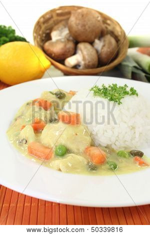 Chicken Fricassee With Capers