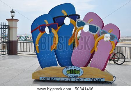 Ocean City Boardwalk in New Jersey