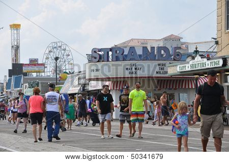 Ocean City Boardwalk in New Jersey