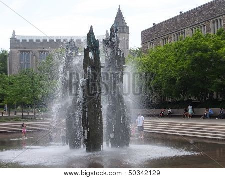 Fountain of Freedom at Woodrow Wilson School of Public & International Affairs in Princeton