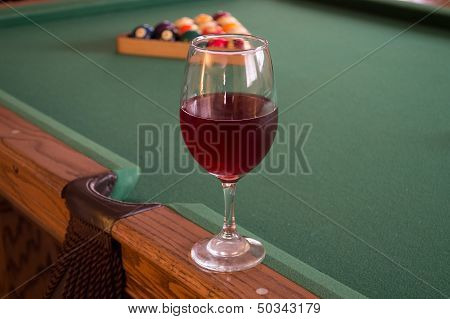Red wine and pool