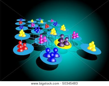 Concept Of Choosing A Team, This Represents Selecting Employee Teams Based On A Criteria, This Best