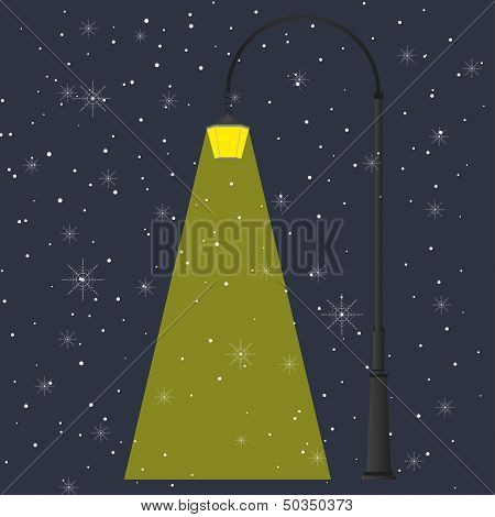 Flashlight And Night