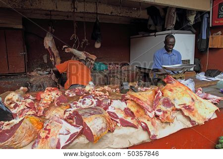 African Butcher Shop