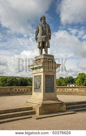 Statue to Sir Titus Salt, in Saltaire