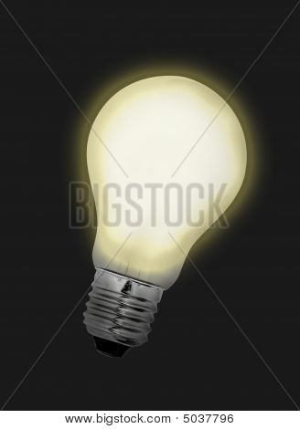 Idea lampadina si illumina