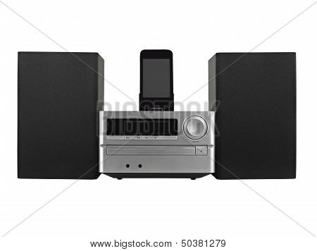 Digital Usb ,tuner, Cd Playerand Mp3 Player- Clipping Path