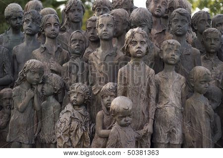War Memorial In Lidice, Czech Republic
