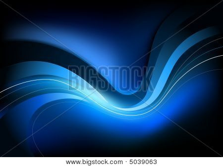Electro Blue Waves