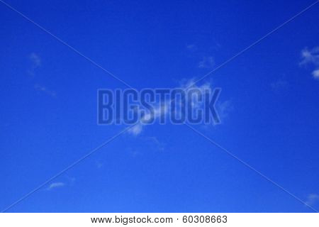 blue sky with clouds