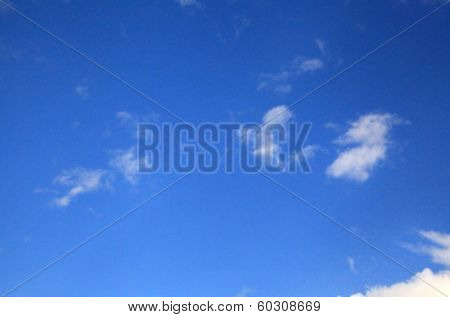 blue sky with clouds