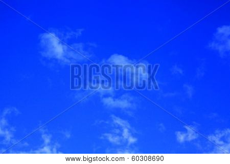 blue sky with clouds