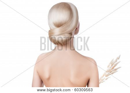 Hairstyle Blonde Girl.