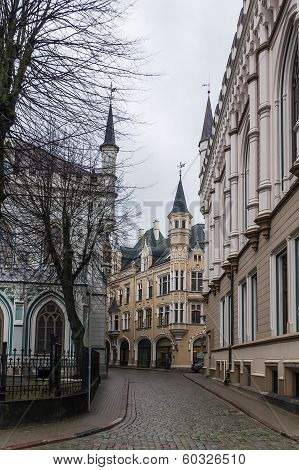 Street In The Old Town Of Riga