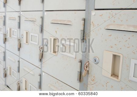 Rusted Old Lockers