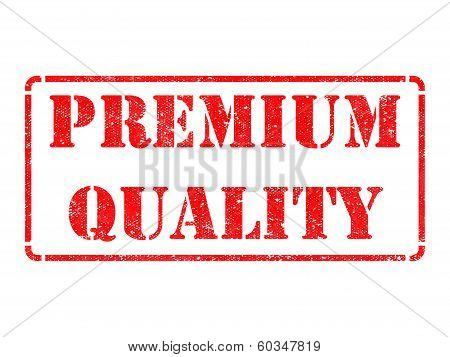 Premium Quality -  Red Rubber Stamp.