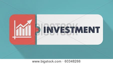 Investment Concept in Flat Design.