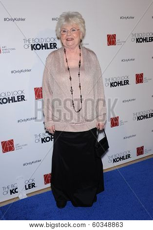 LOS ANGELES - FEB 8:  June Squibb arrives to the Art Director's Guild Awards 2014  on February 08, 2014 in Hollywood, CA                