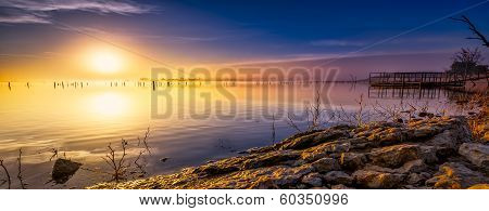 Sunrise Lake Panorama