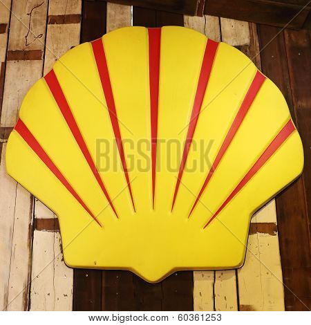 Old Vintage Shell Gas Station Sign