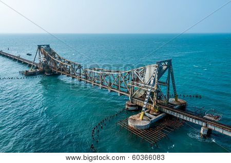 Railway Bridge To Rameshwaram
