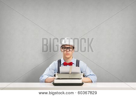 young journalist