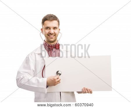 Doctor man with stethoscope