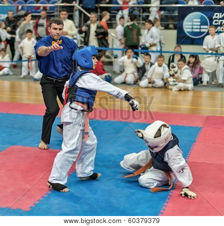 Competition On Kyokushinkai Karate.