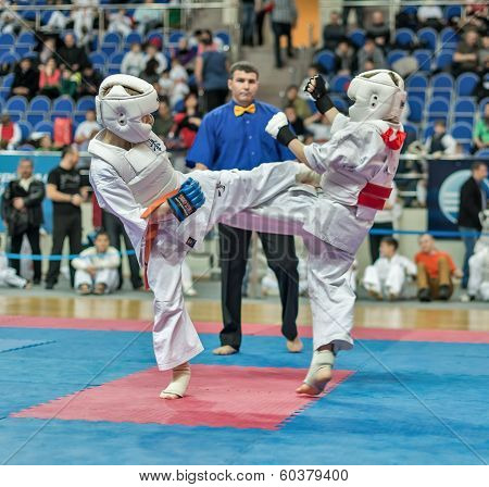 Competition On Kyokushinkai Karate.