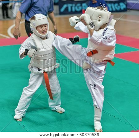 Competition On Kyokushinkai Karate.