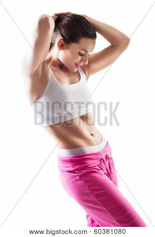 Fitness Body Of Beautiful Woman
