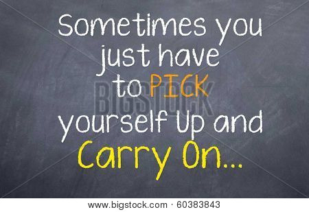 Pick Yourself Up
