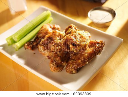 zesty garlic parmesan chicken wings