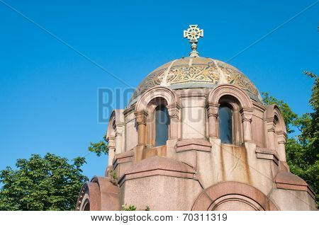 chapel in Alexander Nevsky Lavra, St Petersburg, Russia