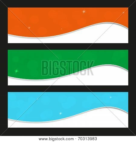 Blank Colorful Banners