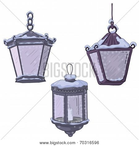 Vintage street lanterns