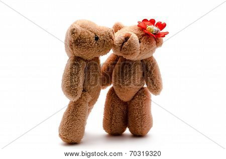 Two Toy Bears The Isolated