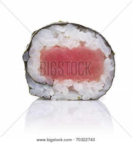 Sushi Maki Isolated On White Background