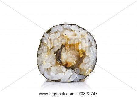 Sushi Maki Isolated On White Background