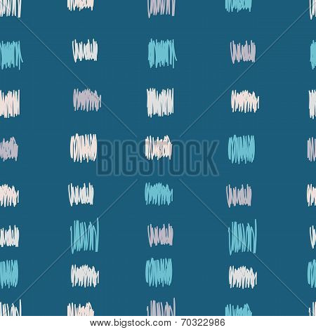 Vector seamless pattern. Color pencil doodle